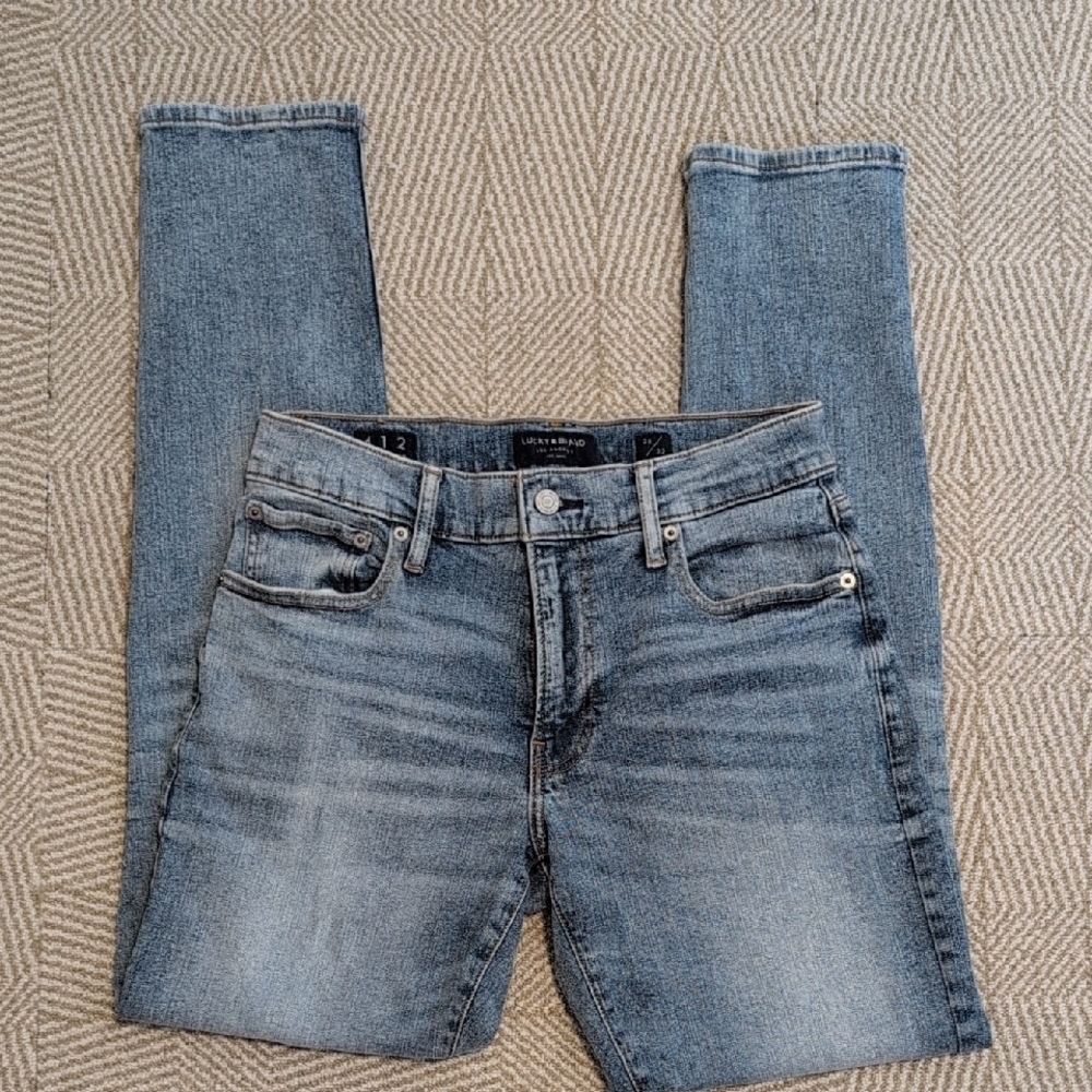 NWOT Lucky Brand 412 Athletic Slim Stretch Medium Wash Denim Jeans 28 x 31